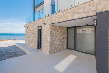 Privlaka Seafront Villa with Private Pool & Game Room