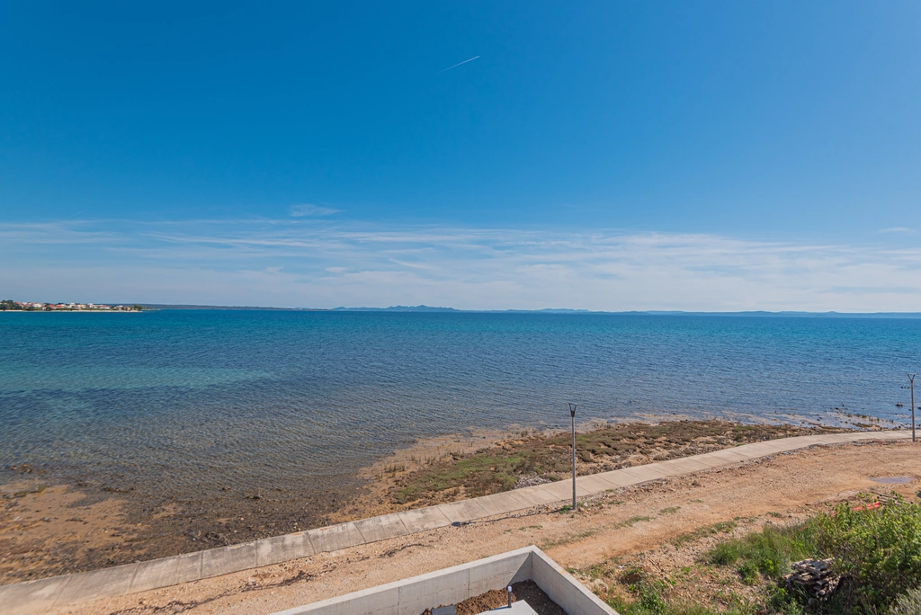 Privlaka Seafront Villa with Private Pool & Game Room