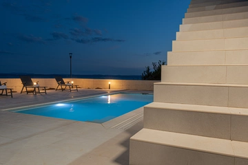 Privlaka Seafront Villa with Private Pool & Game Room