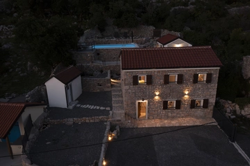 Stone Villa with Pool and Sea Views in Prizna