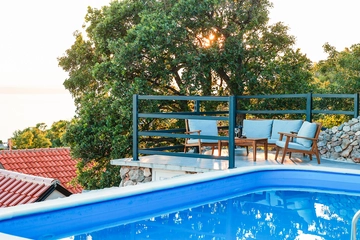 Stone Villa with Pool and Sea Views in Prizna