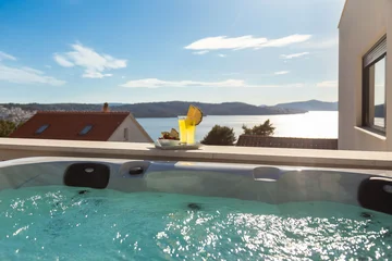 Contemporary Villa with Pool and Sea Views – Okrug Gornji