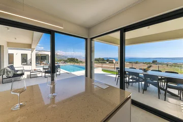 Contemporary Villa with Pool and Jacuzzi in Kaštel Novi