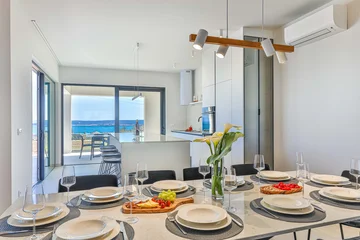 Contemporary Villa with Pool and Jacuzzi in Kaštel Novi