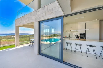 Contemporary Villa with Pool and Jacuzzi in Kaštel Novi