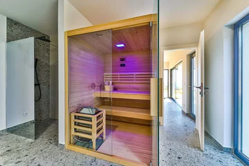 Contemporary Villa with Pool and Jacuzzi in Kaštel Novi