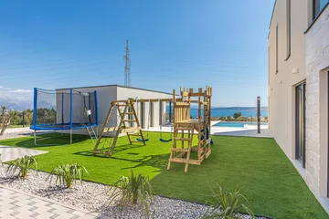Contemporary Villa with Pool and Jacuzzi in Kaštel Novi