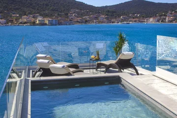 Beachfront Villa with Pool in Vinišće