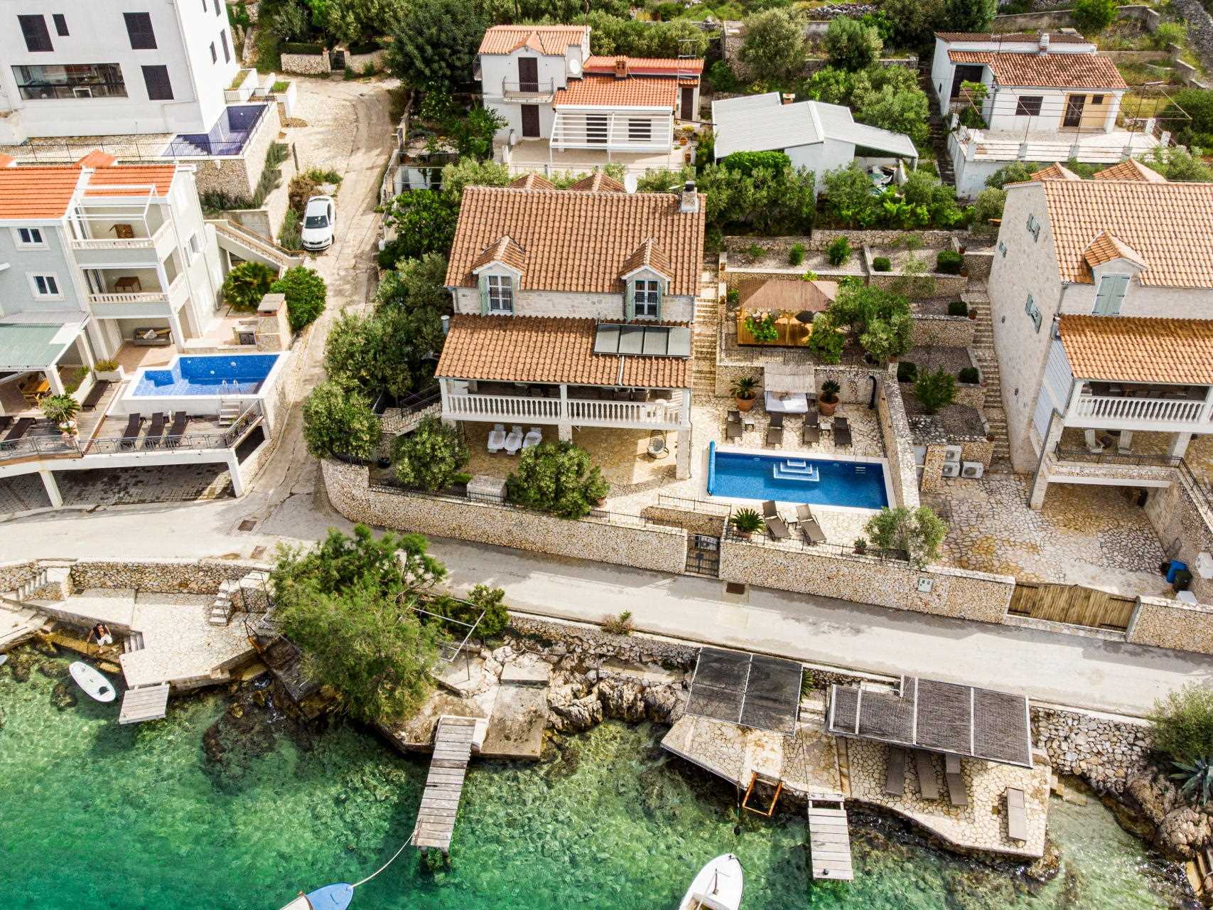 Beachfront Villa Sea Blossom with Pool