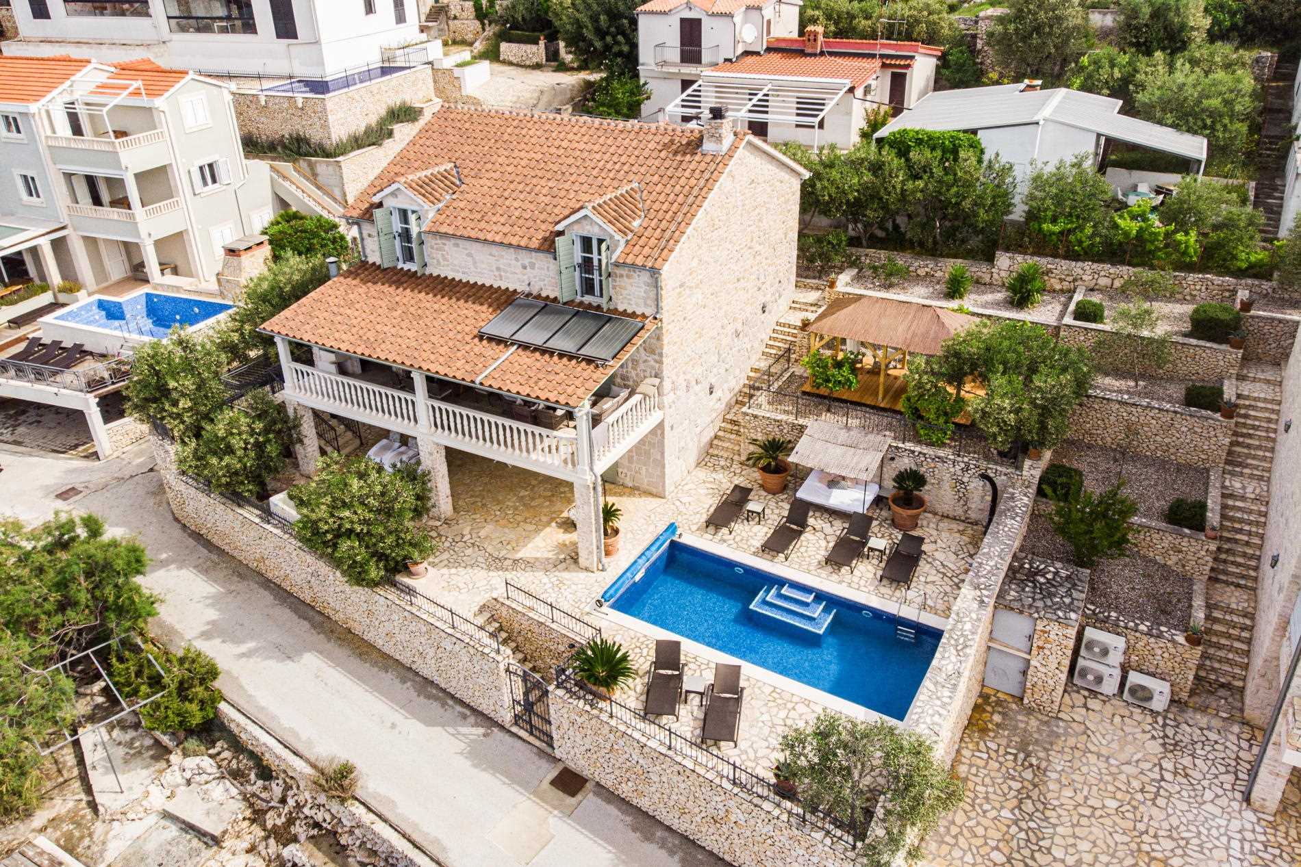 Beachfront Villa Sea Blossom with Pool