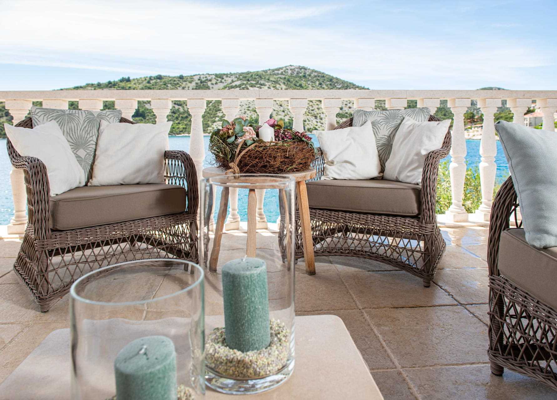 Beachfront Villa Sea Blossom with Pool