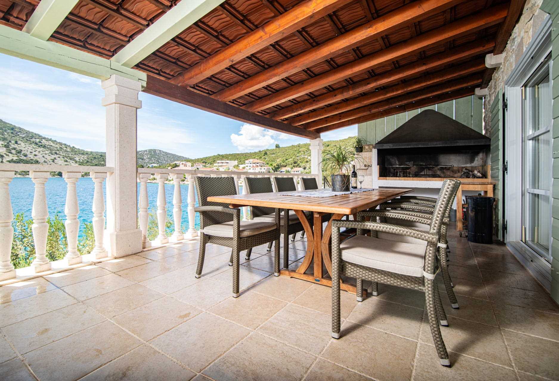 Beachfront Villa Sea Blossom with Pool