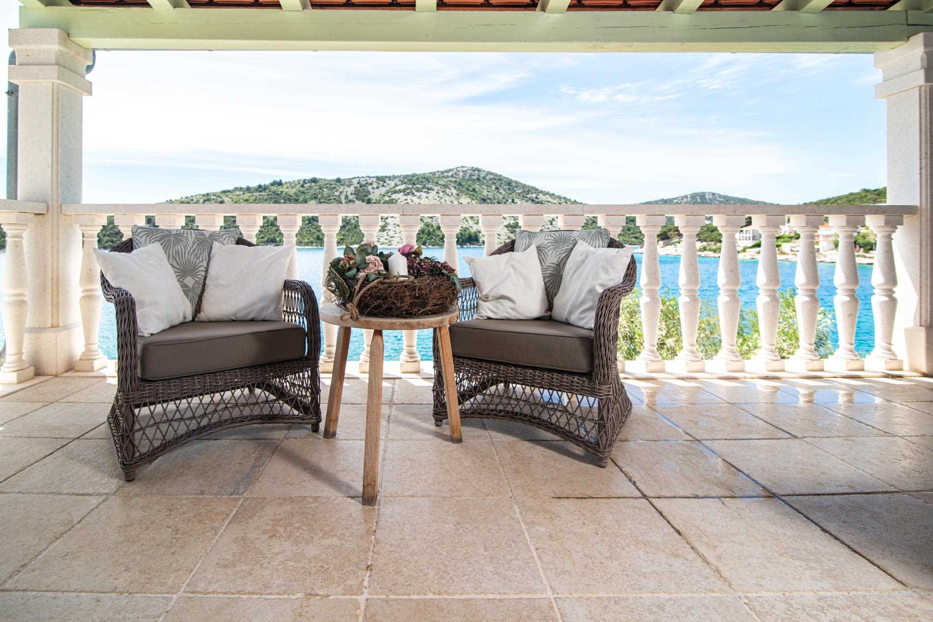 Beachfront Villa Sea Blossom with Pool