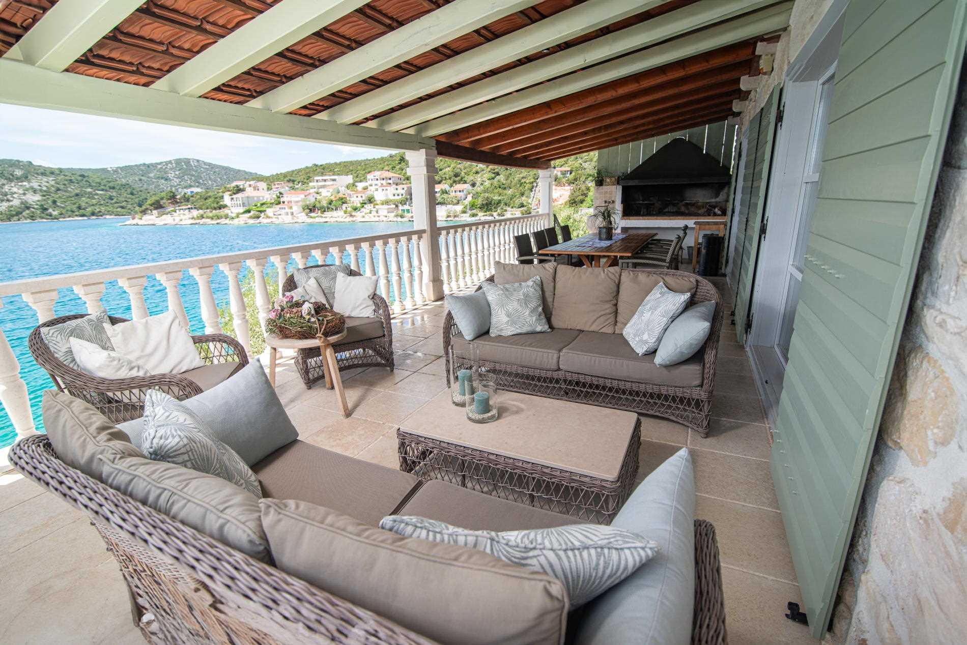 Beachfront Villa Sea Blossom with Pool