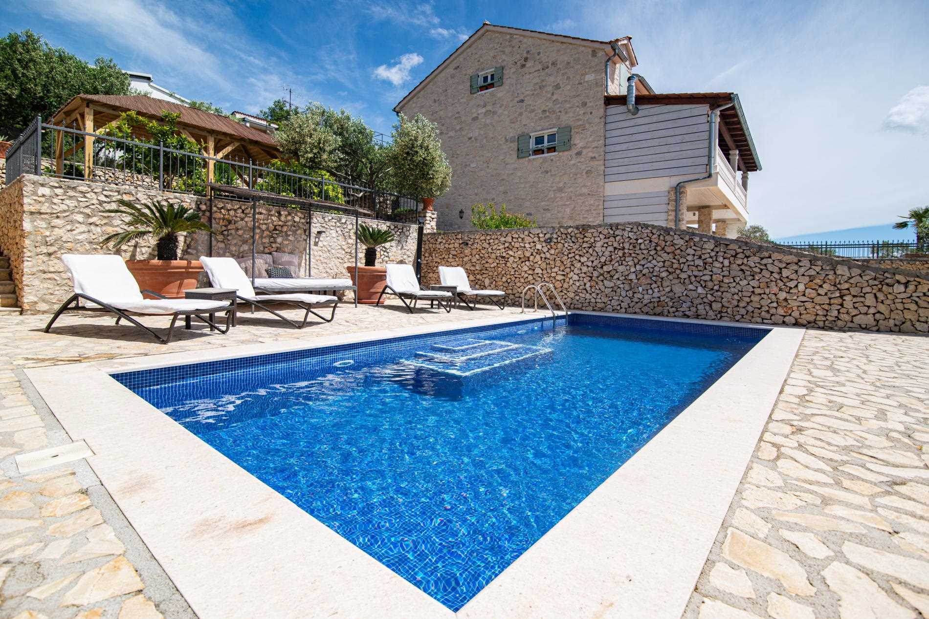 Beachfront Villa Sea Blossom with Pool