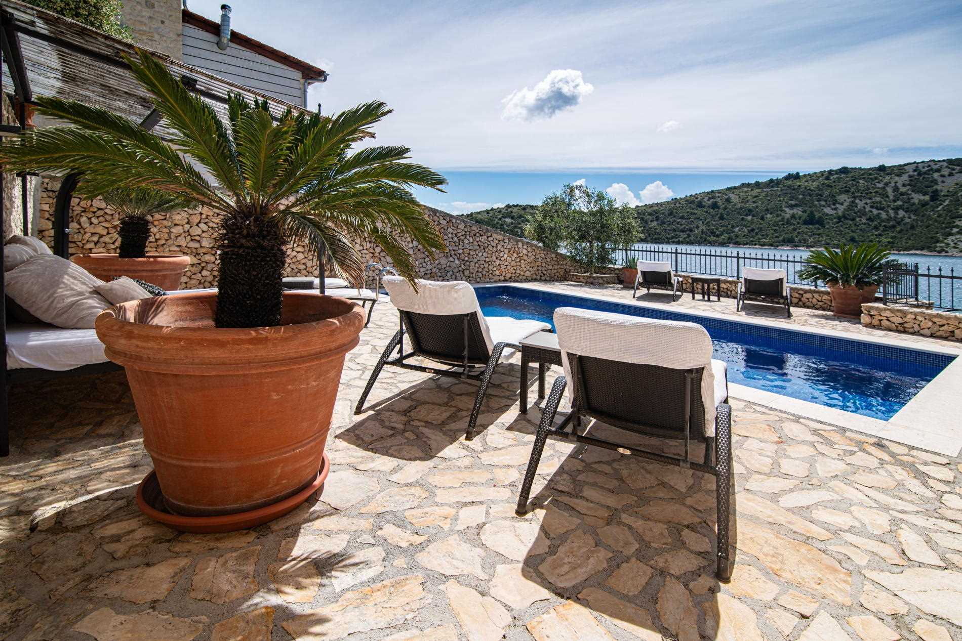 Beachfront Villa Sea Blossom with Pool