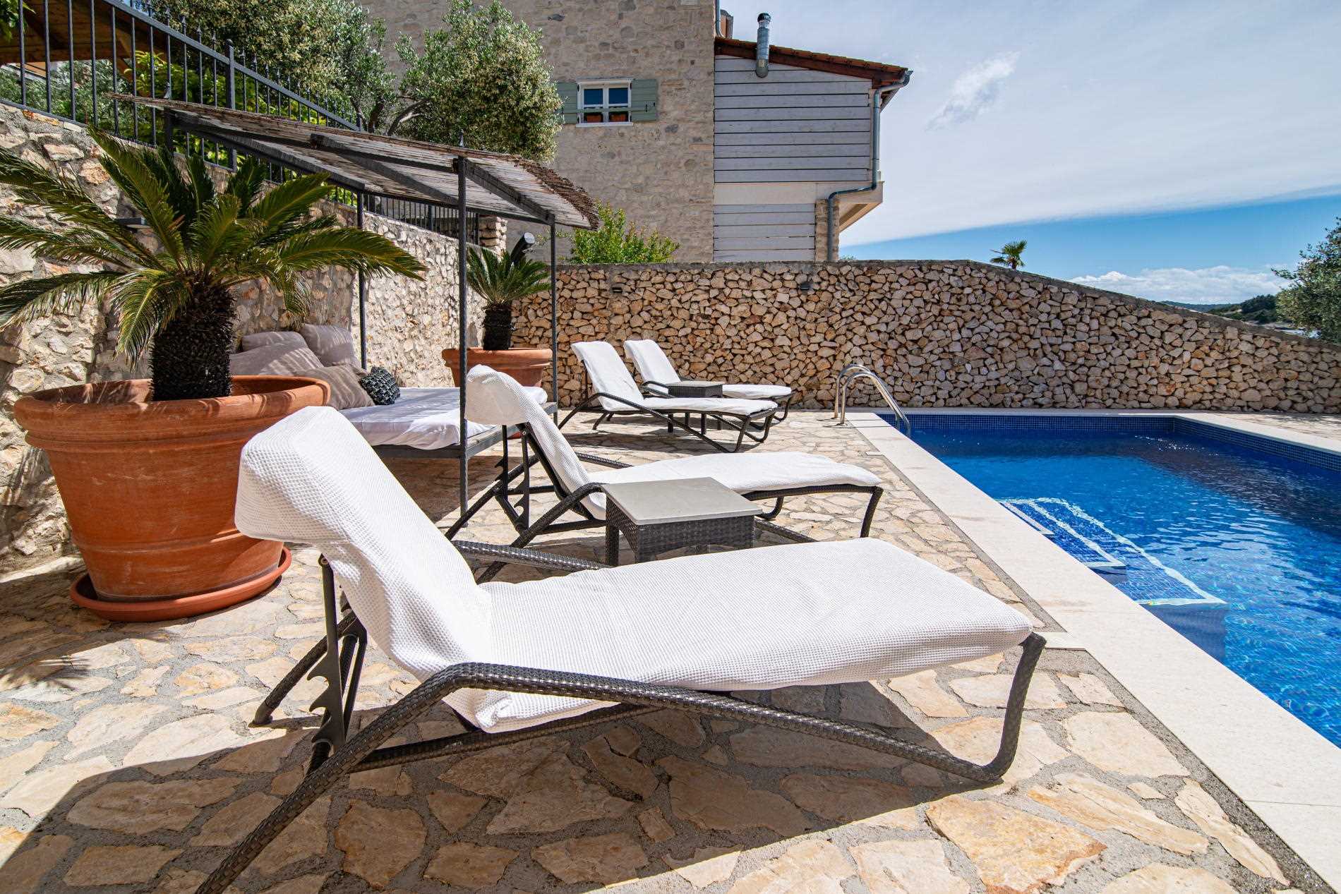 Beachfront Villa Sea Blossom with Pool