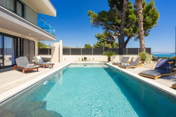 Seafront Villa with Pool in Kaštel Štafilić