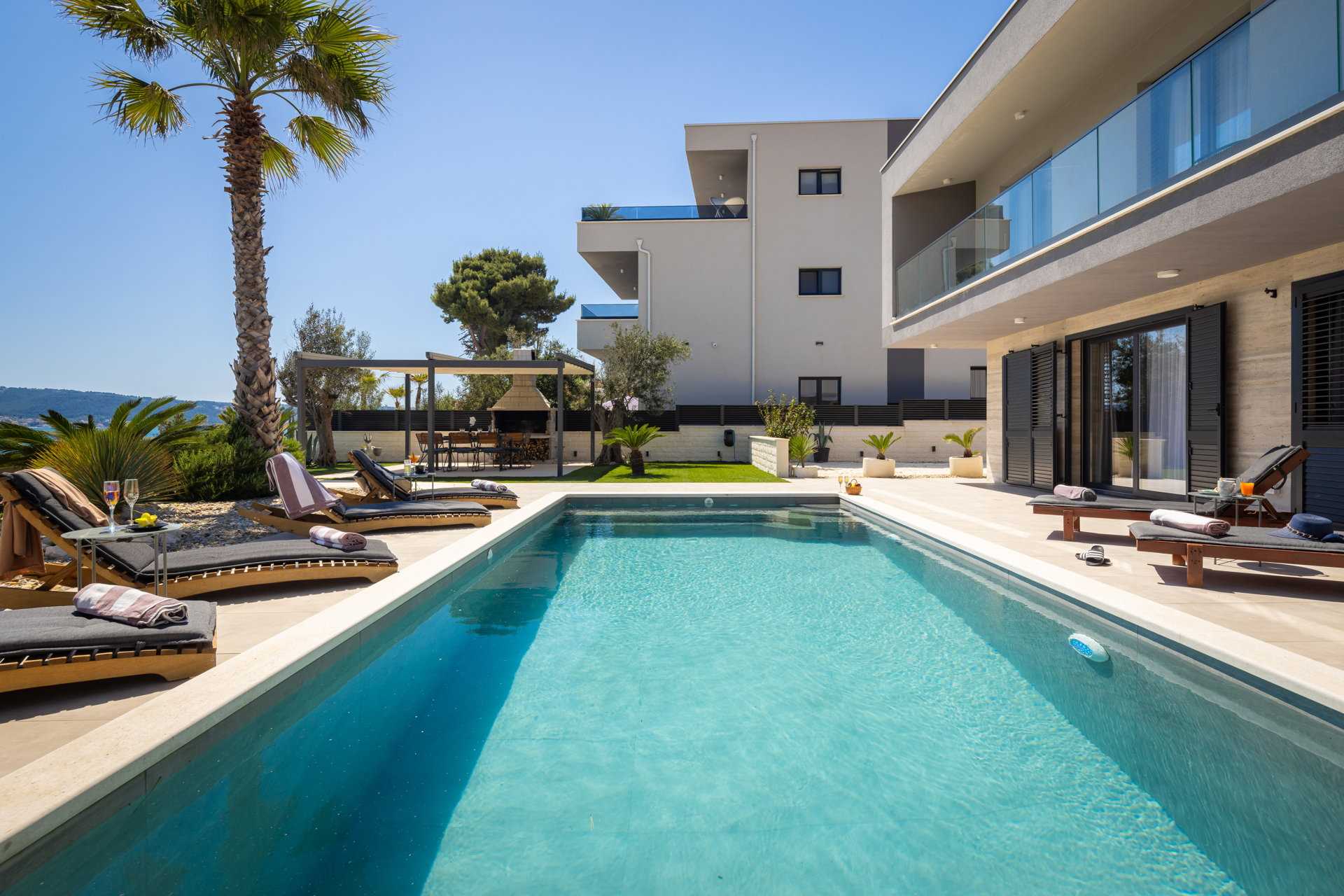 Beachfront Villa Tota with Pool