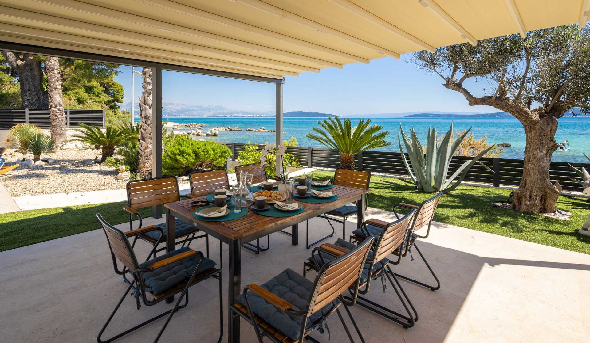 Beachfront Villa Tota with Pool