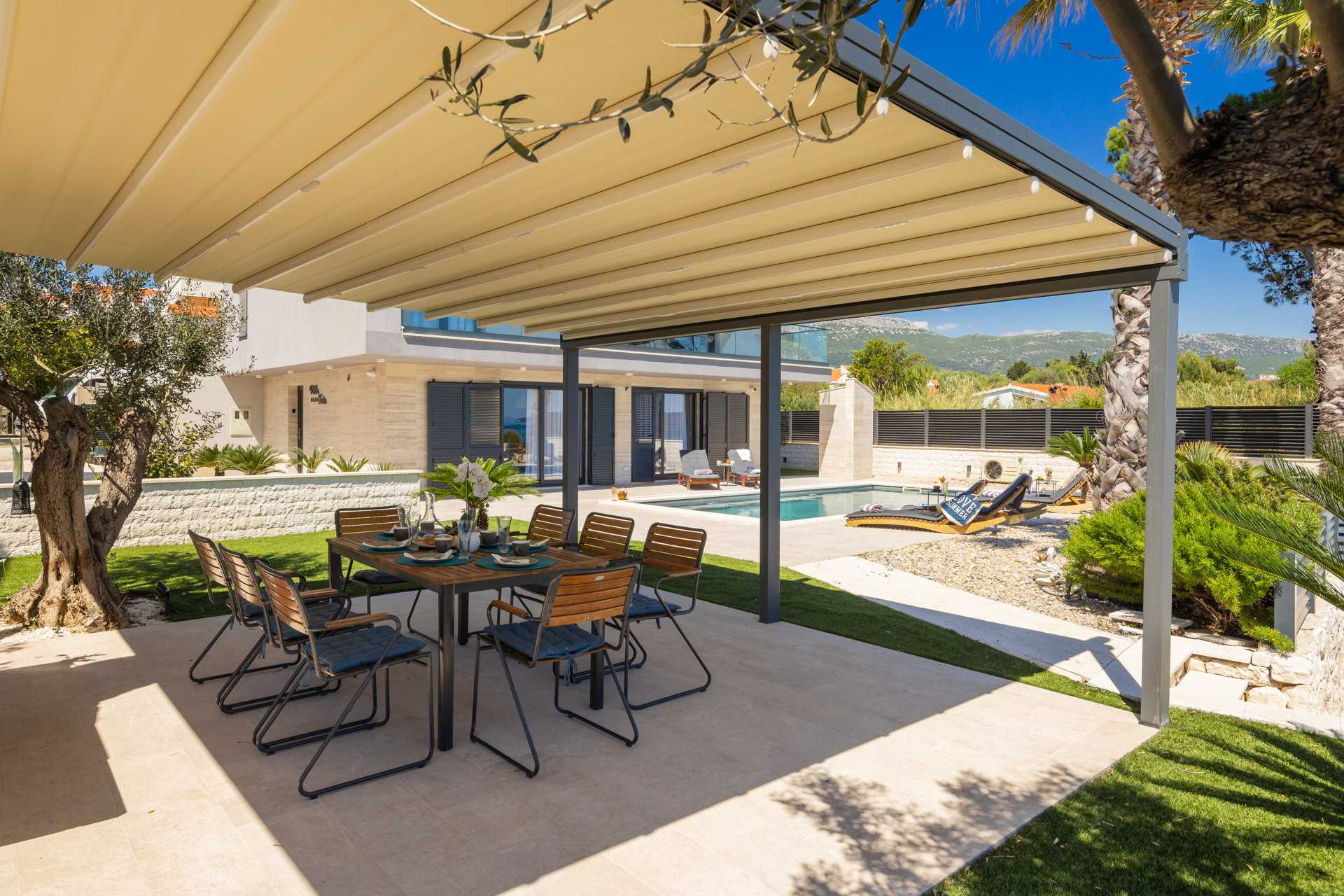 Beachfront Villa Tota with Pool