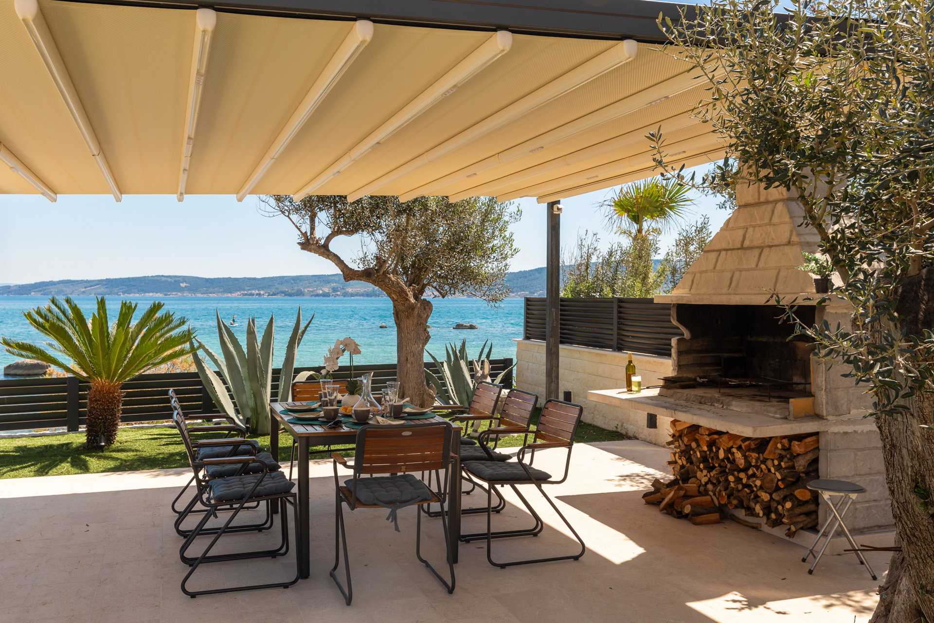 Beachfront Villa Tota with Pool