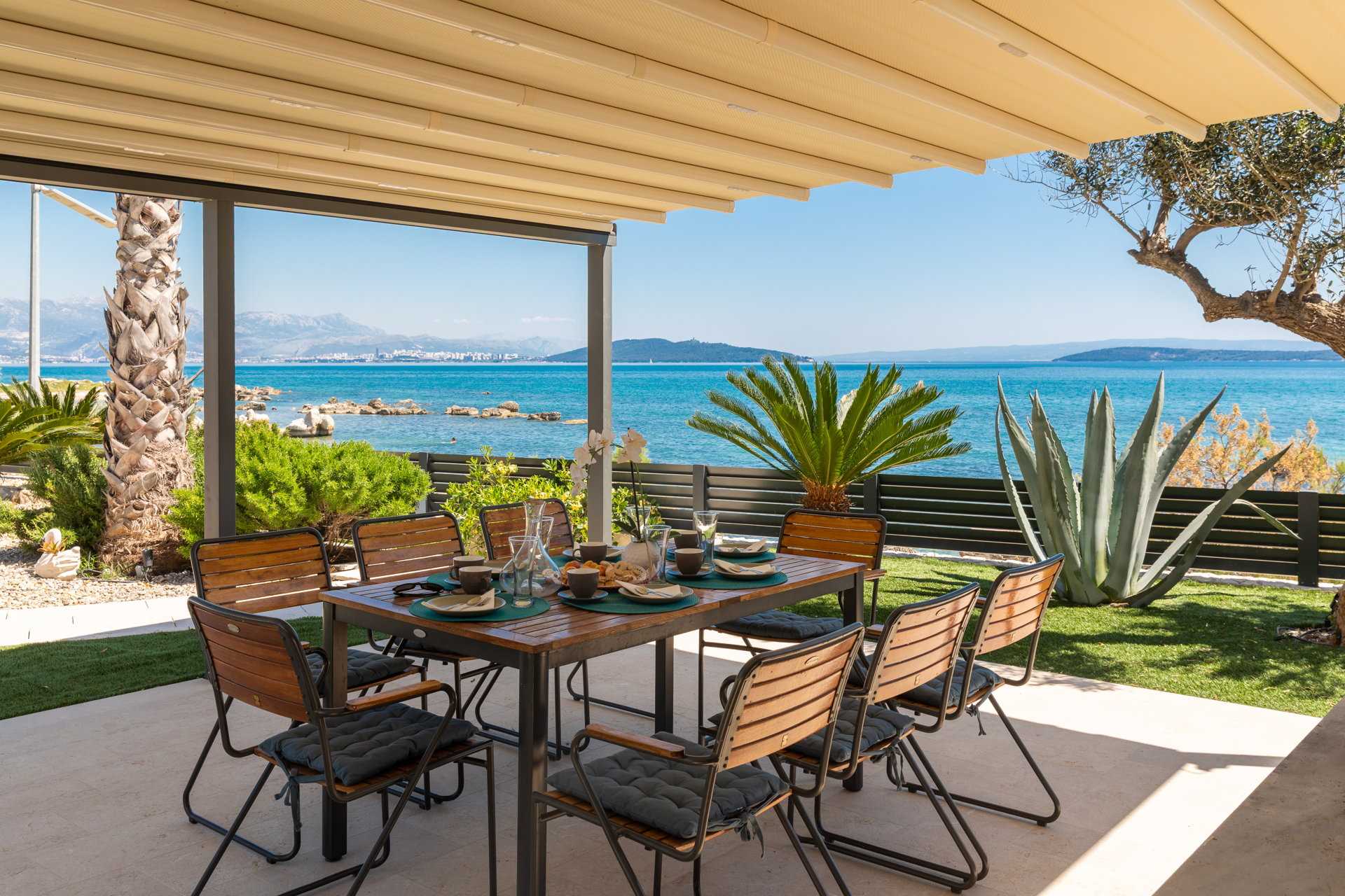 Beachfront Villa Tota with Pool