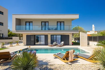 Seafront Villa with Pool in Kaštel Štafilić