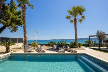 Seafront Villa with Pool in Kaštel Štafilić