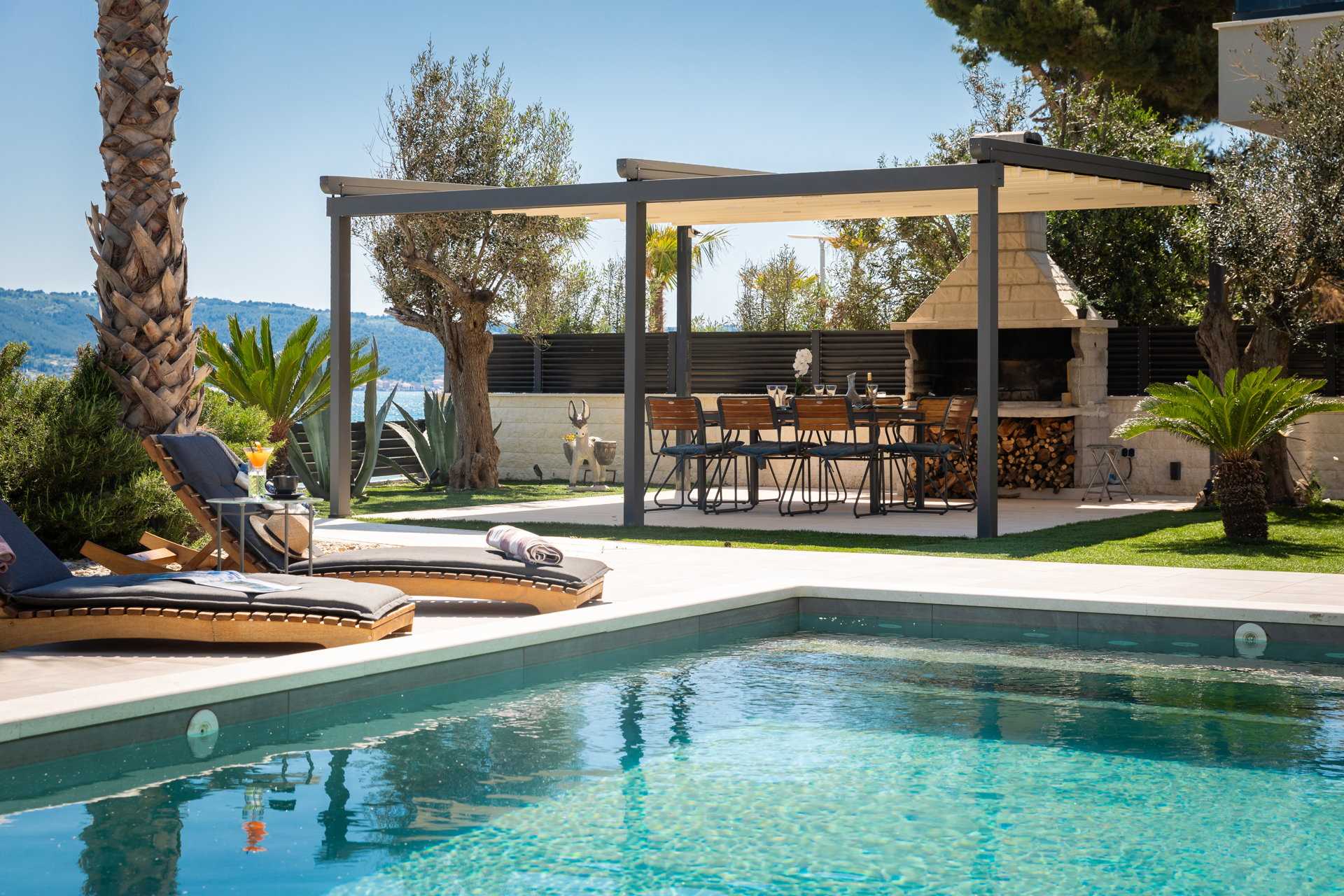 Beachfront Villa Tota with Pool