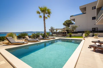 Seafront Villa with Pool in Kaštel Štafilić