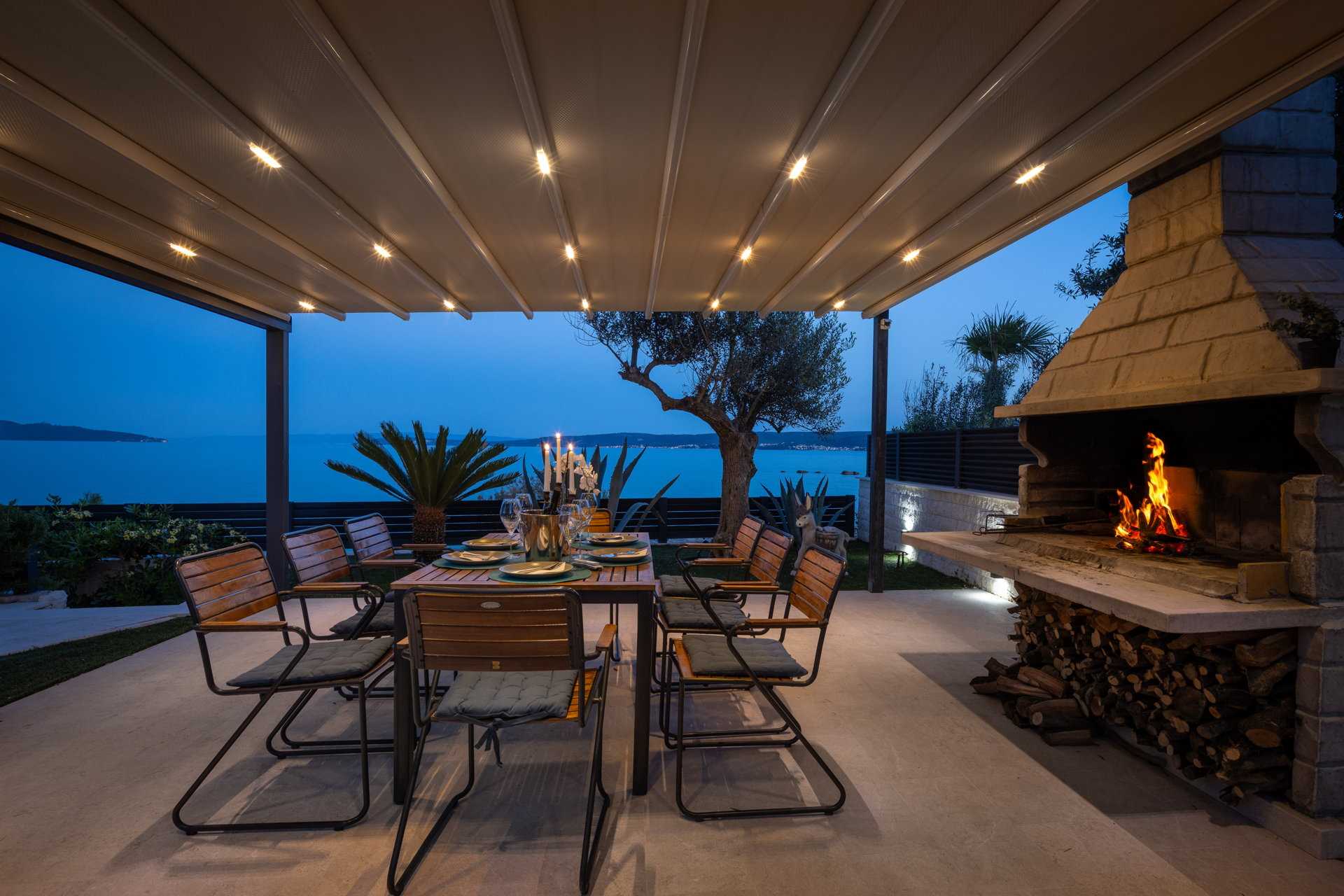 Beachfront Villa Tota with Pool