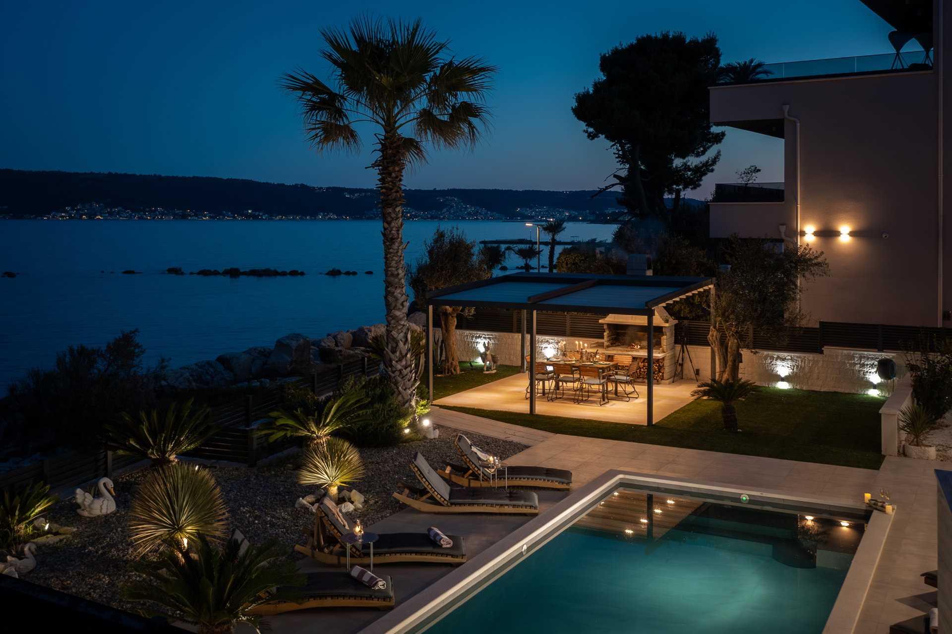 Beachfront Villa Tota with Pool