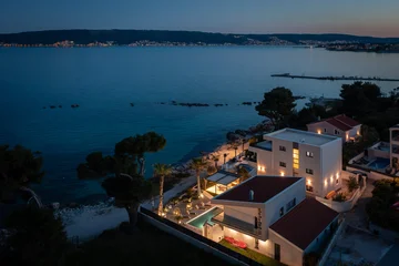 Seafront Villa with Pool in Kaštel Štafilić