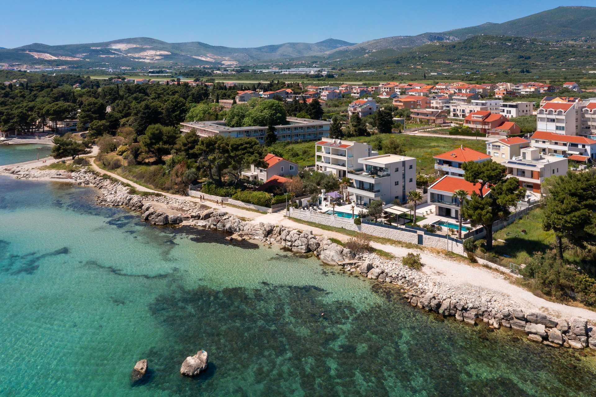 Beachfront Villa Tota with Pool