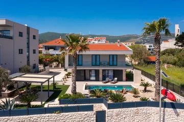 Seafront Villa with Pool in Kaštel Štafilić