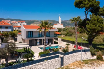 Seafront Villa with Pool in Kaštel Štafilić