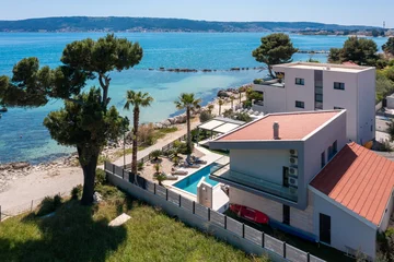 Seafront Villa with Pool in Kaštel Štafilić