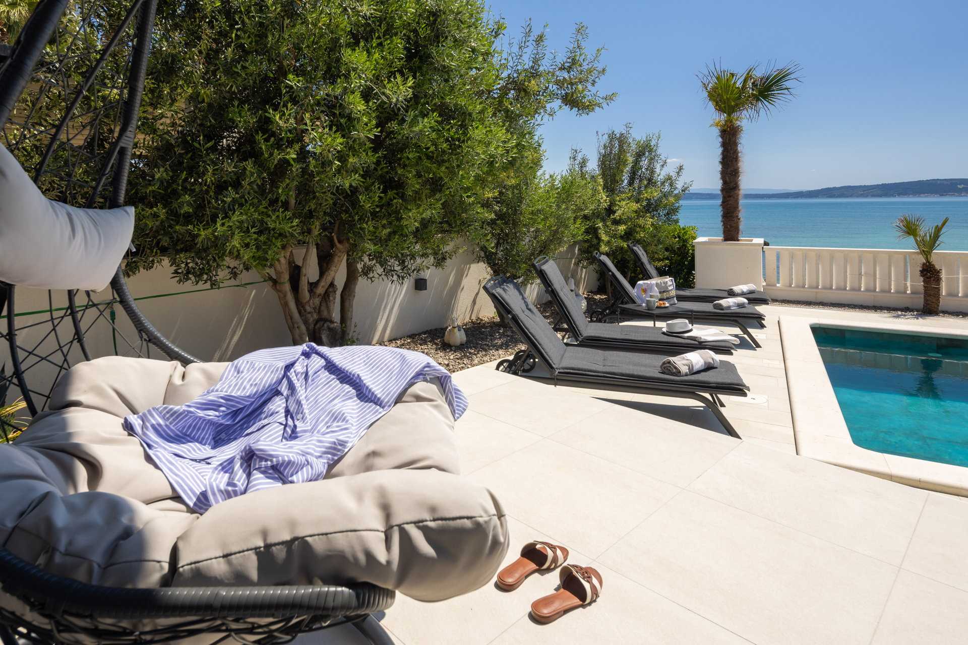 Beachfront Villa Ines with Pool