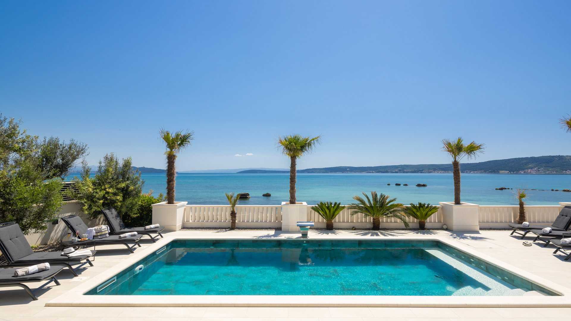 Beachfront Villa Ines with Pool