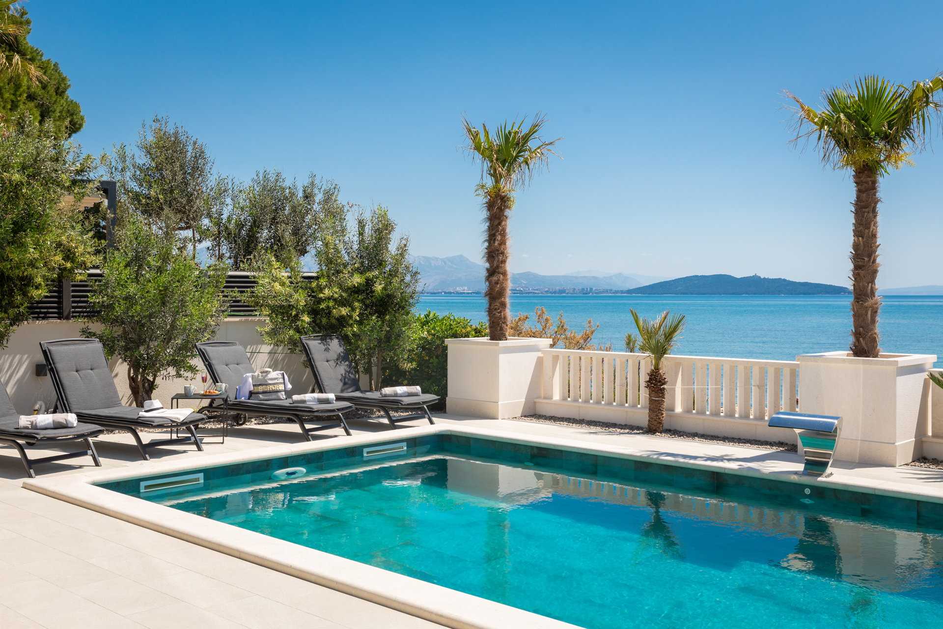 Beachfront Villa Ines with Pool