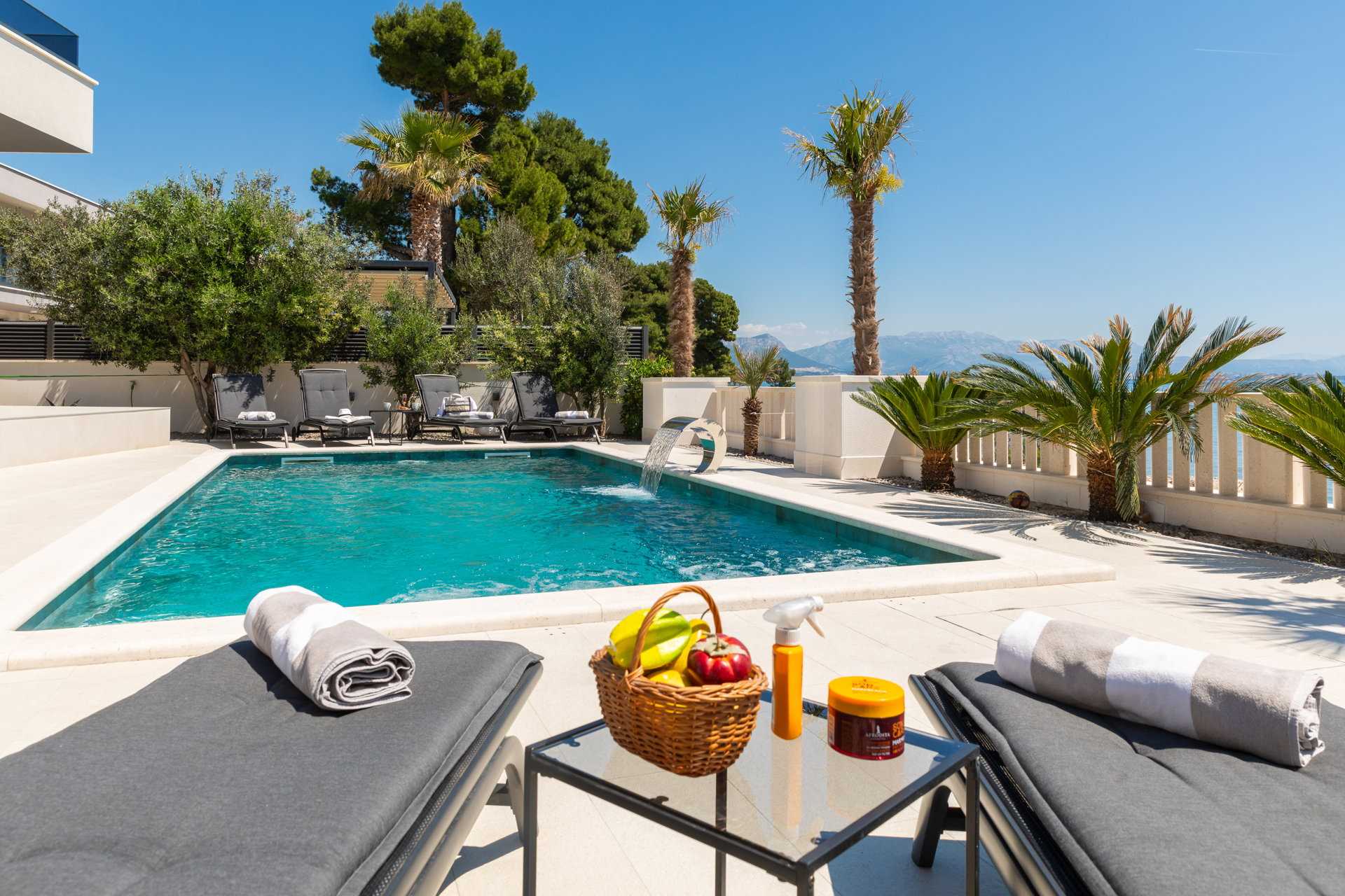 Beachfront Villa Ines with Pool