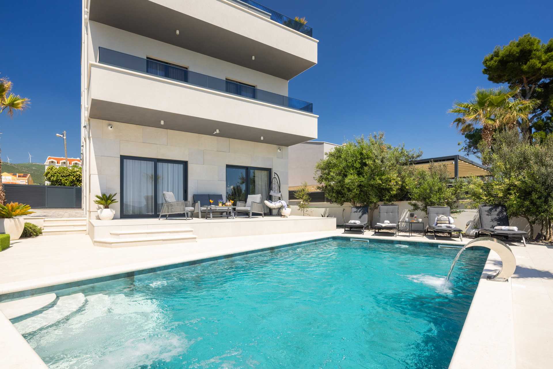 Beachfront Villa Ines with Pool