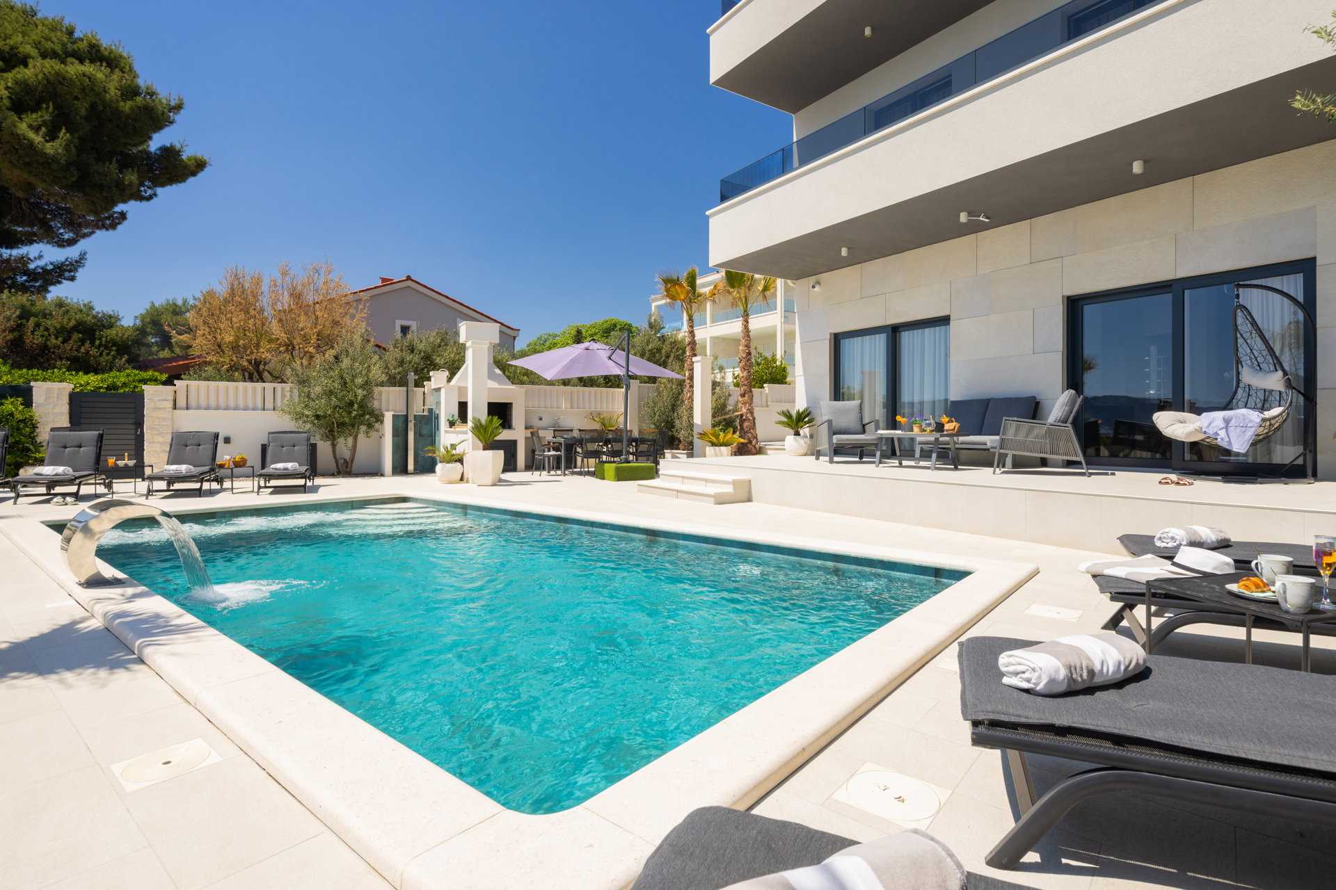 Beachfront Villa Ines with Pool