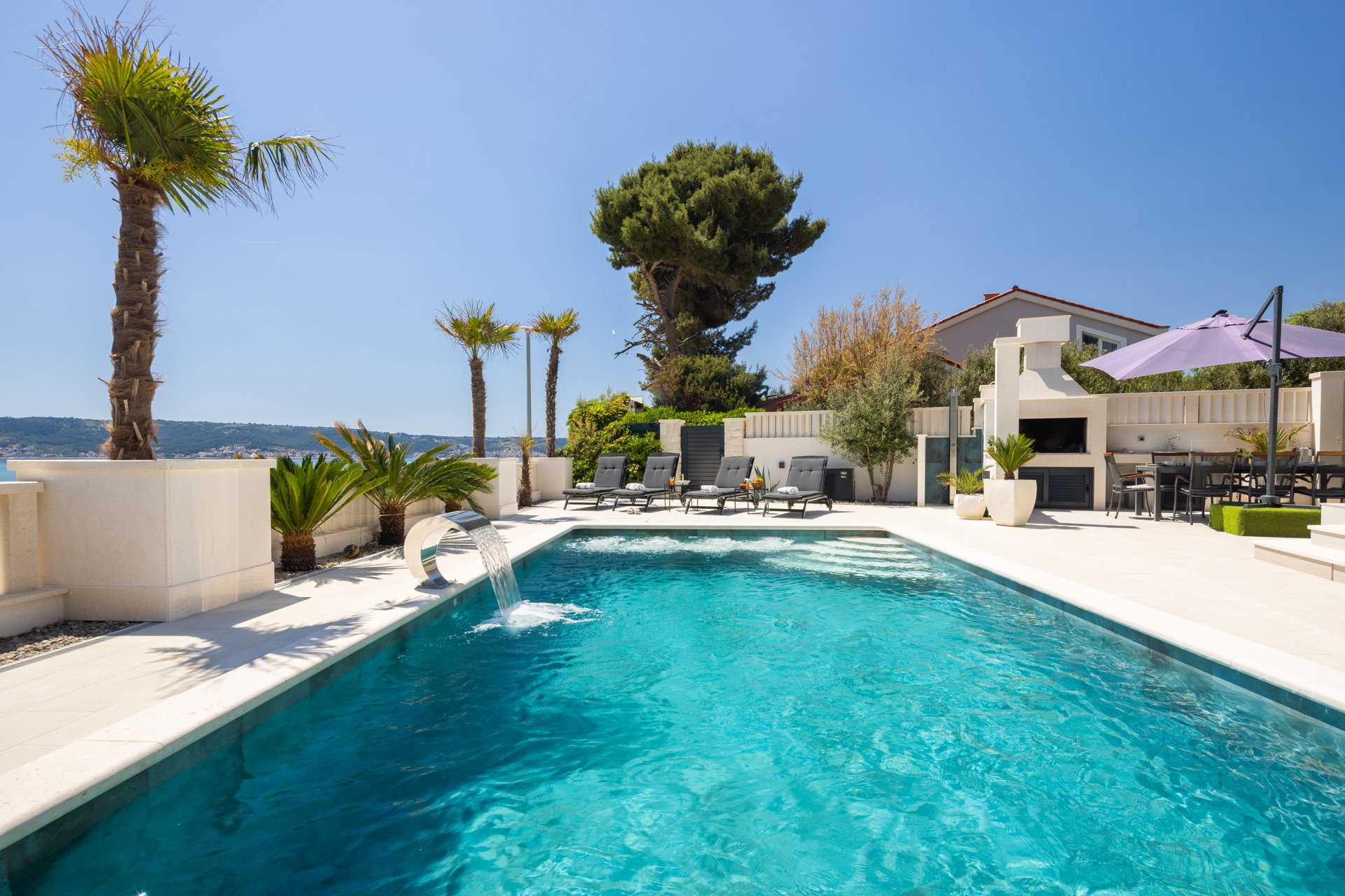 Beachfront Villa Ines with Pool