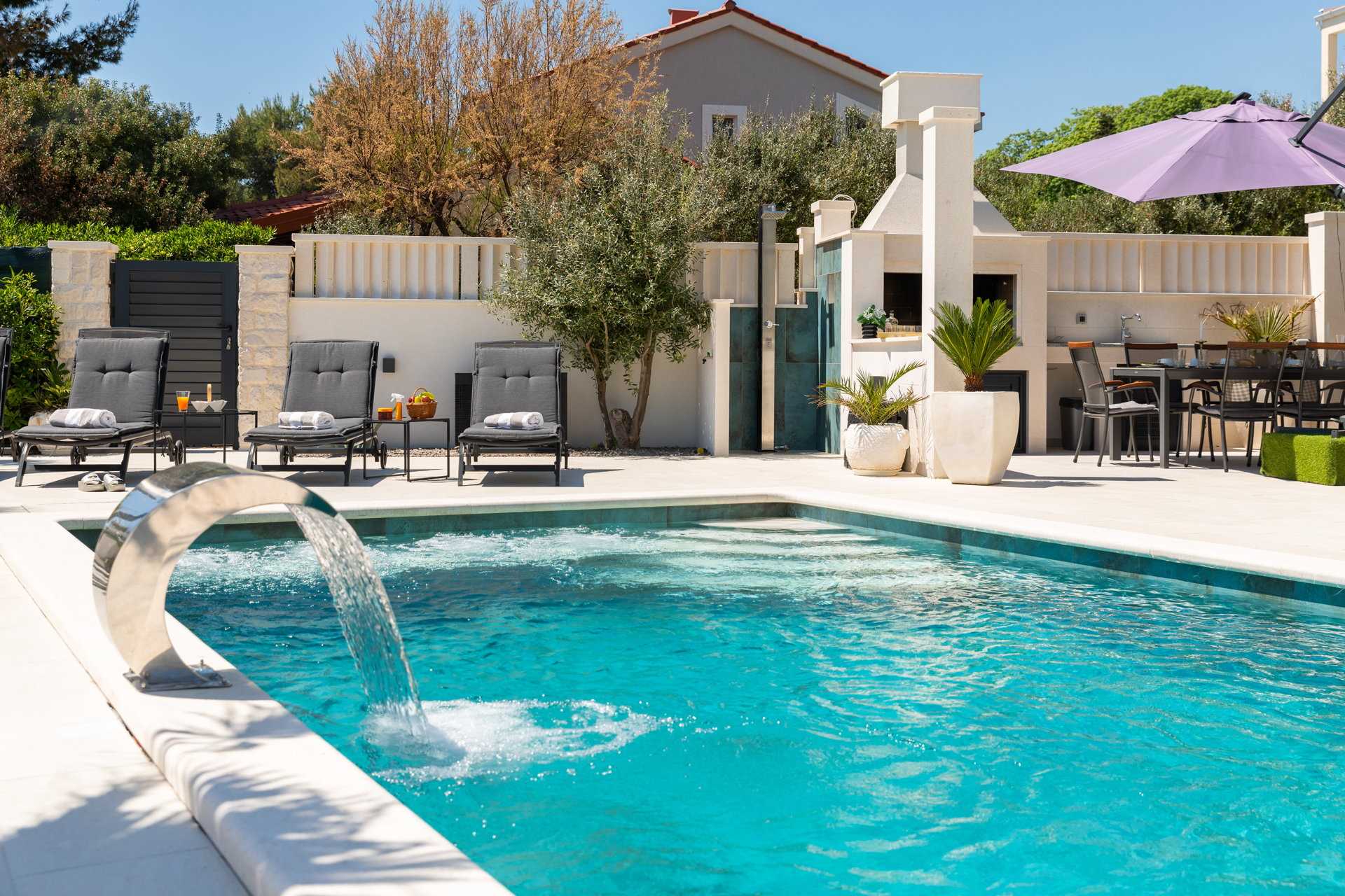 Beachfront Villa Ines with Pool