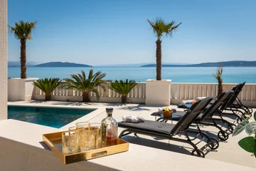 Modern Seaside Villa with Pool in Kaštel Štafilić