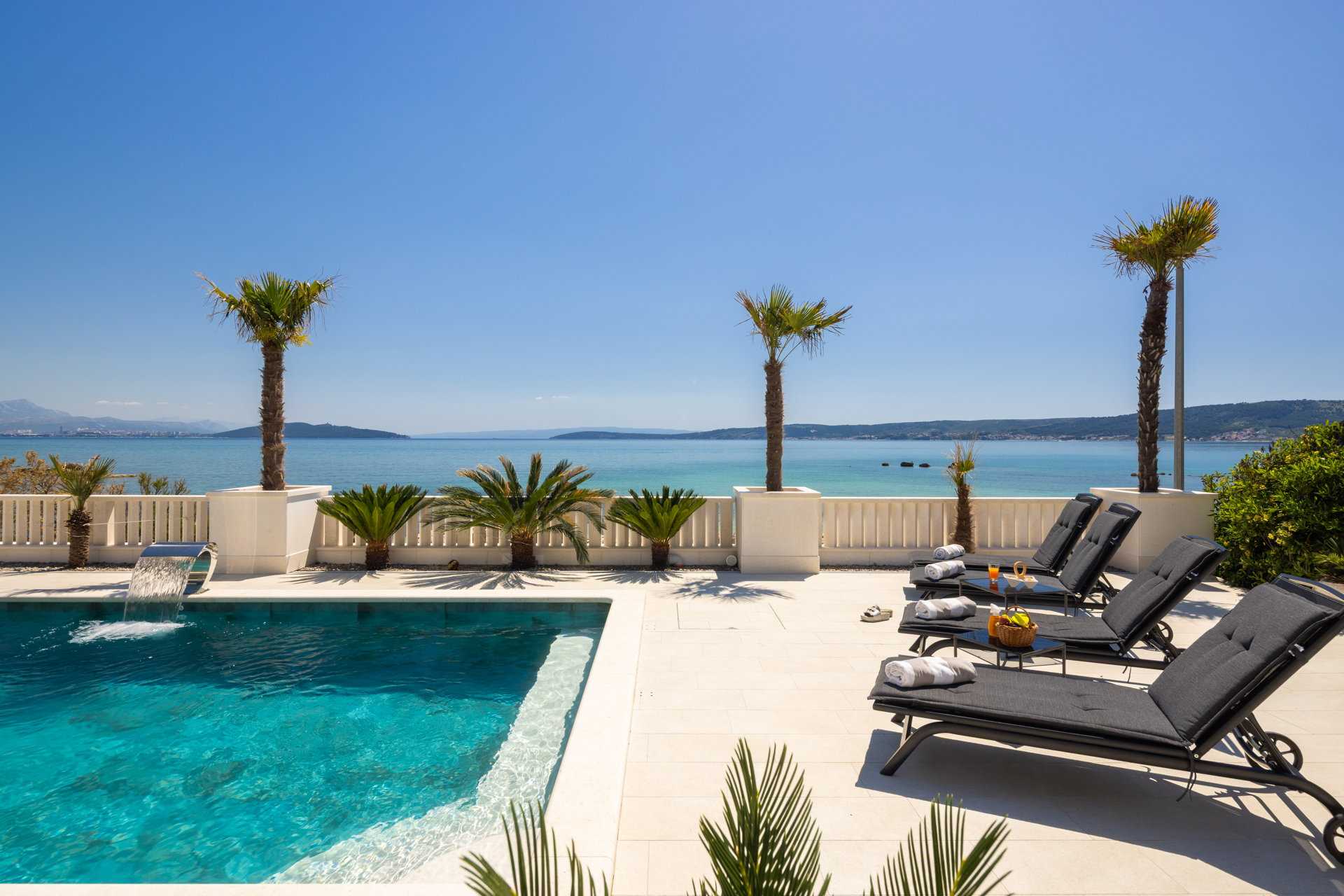 Beachfront Villa Ines with Pool