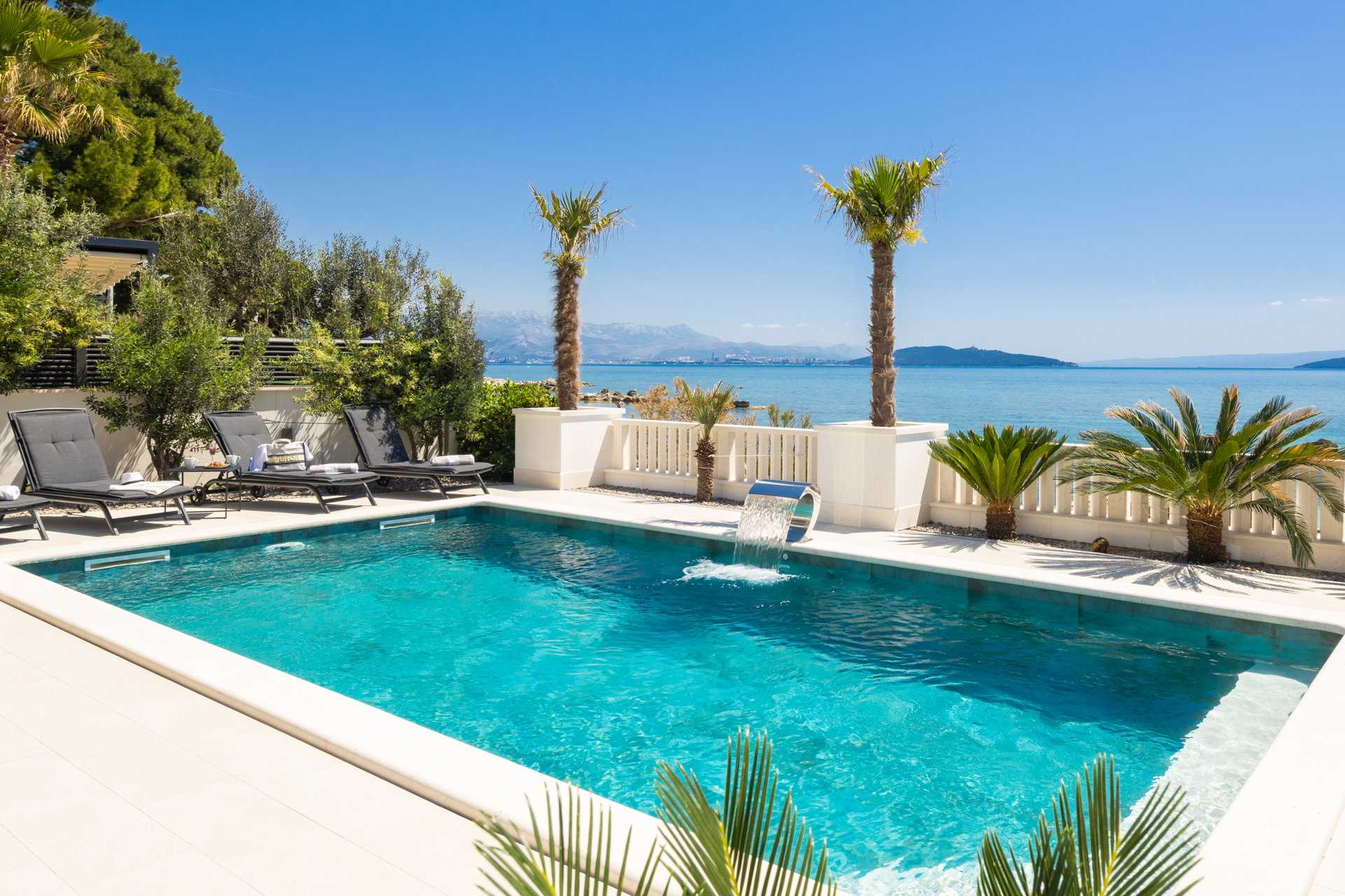 Beachfront Villa Ines with Pool