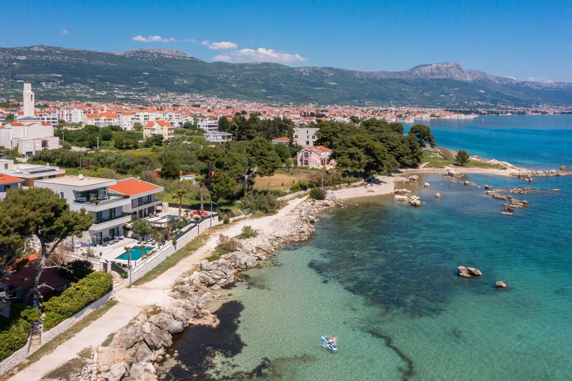 Beachfront Villa Ines with Pool